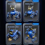 JJR/C Q200 Small Eight-wheeled Multi-function Remote Control Robot Dog(Blue) - Image 11