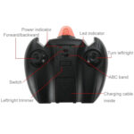 Superior Cool Infrared Control Toy Car Remote Control RC Wall Climber Car Climbing Stunt Car(Blue) - Image 7