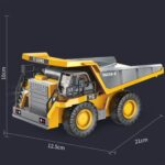 MoFun 1048 2.4G remote control nine-channel cargo construction vehicle 1:24 multi-function mining truck dumper - Image 4