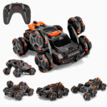 MoFun JC03 2.4G 360-degree Swing Arm Six-wheel Drift Spray Stunt Car - Image 3