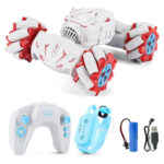 MoFun  JC06 2.4G Remote Control Torsion Stunt Car, Specifications:Dual RC(Red) - Image 3