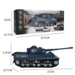 MoFun 369  Remote Control Tank 1:32 Four-way RC Vehicle(Blue) - Image 3