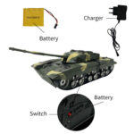 MoFun 369  Remote Control Tank 1:32 Four-way RC Vehicle(Yellow) - Image 5