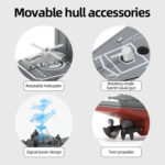 MoFun 803 2.4G Remote Control Warship Simulation Ship(803D) - Image 3