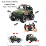 USB Charging Electric Children Remote Control Car Toys(Camouflage Convertible) - Image 5