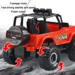 USB Charging Electric Children Remote Control Car Toys(Red Convertible) - Image 6