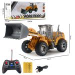 Wireless Remote Control 5-Way Charging Electric Engineering Vehicle Model(Bulldozer) - Image 2