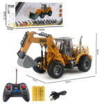 Wireless Remote Control 5-Way Charging Electric Engineering Vehicle Model(Excavator) - Image 2