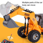 Wireless Remote Control 5-Way Charging Electric Engineering Vehicle Model(Bulldozer) - Image 5