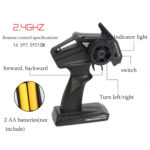 MGRC Charging Remote Control Car 2.4G Wireless Remote Control Four-Way Cross-Country Climbing Car 1:18 Car Model( Gray Blue) - Image 6