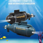 Children 2.4G Electric Six-Way Mini Submarine Model Boy Playing In Water Remote Control Boat Nuclear Submarine(Blue) - Image 6