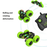 Double-Sided 360-Degree Lighting Stunt Car Climbing And Rolling Remote Control Off-Road Vehicle(Black Orange) - Image 7