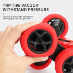 2.4G Remote Control Drift Roll Double-sided Stunt Car With Lights(Blue) - Image 9