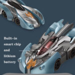 Remote Control Wall Climbing Car Mini Electric Remote Control Car Children Toy(Blue Break Watch RC Edition) - Image 6