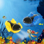 777-219 Mini Remote Control Submarine Small Remote Control Boat(Blue) - Image 2