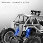JZRC Alloy Remote Control Off-Road Vehicle Charging Remote Control Car Toy For Children Medium Alloy Silver - Image 5