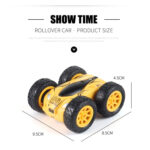 RD158-3 2.4G Mini High Speed Double Sided Remote Control Car Toy(English Box 08 Blue) - Image 3