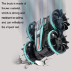 2.4G Amphibious Stunt Remote Control Car Double-sided Rolling Driving Children Electric Toys(Red) - Image 8