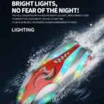 Children 2.4G Mini Remote Control Boat Summer Water Play Electrical Submarine Boys Toys(Purple) - Image 5