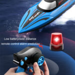 812 High-Speed RC Boat Large Horsepower Speedboat Long Endurance Waterproof Boys Water Toy Single Battery(Blue) - Image 13