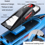 812 High-Speed RC Boat Large Horsepower Speedboat Long Endurance Waterproof Boys Water Toy Single Battery(Blue) - Image 8