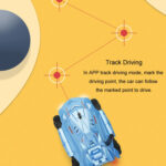 Tank Car Toys 720P HD Camera RC Car With Real-time Surveillance With Remote Controller(Blue) - Image 3