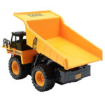 2.4G RC Dumper Truck Simulation Engineering Vehicle Model Children Electrical RC Truck Toy(Yellow) - Image 2