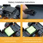 2.4G RC Dumper Truck Simulation Engineering Vehicle Model Children Electrical RC Truck Toy(Yellow) - Image 11