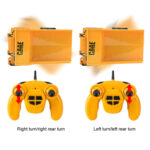 2.4G RC Dumper Truck Simulation Engineering Vehicle Model Children Electrical RC Truck Toy(Yellow) - Image 9