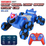 2.4G Kids Remote Control Toy Car Stunt Robot Dog Gesture Sensor Lights Music Spray Climbing Car, Color: Red Dual RC - Image 2