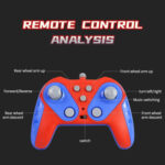 2.4G Kids Remote Control Toy Car Stunt Robot Dog Gesture Sensor Lights Music Spray Climbing Car, Color: Blue Dual RC - Image 4