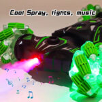 2.4G Spray RC Car Gesture Sensor Music Lights Twist Stunt Drift Car Double Side Driving Buggy Toy, Color: Handle+Watch RC Blue - Image 10