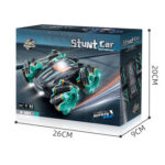 2.4G Stunt RC Car Drift Car Double-sided Racing Tumble Buggy Toy, Style: Dual RC Green Light Wheel - Image 14