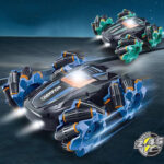 2.4G Stunt RC Car Drift Car Double-sided Racing Tumble Buggy Toy, Style: Single RC Blue Light Wheel - Image 2