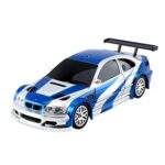 1:43 Full Scale Mini 4WD Drifting Charging Remote Control Car, Color: 4302G Blue M3 With Gyroscope