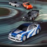 1:43 Full Scale Mini 4WD Drifting Charging Remote Control Car, Color: 4302G Blue M3 With Gyroscope - Image 2
