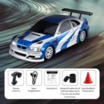 1:43 Full Scale Mini 4WD Drifting Charging Remote Control Car, Color: 4304G Silver GTR With Gyroscope - Image 9