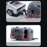 1:64 Mini Alloy 2.4Ghz Remote Control Car Children Rechargeable Model Car, Color: AO-5501E Gray - Image 11