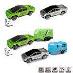 1:64 Mini Alloy 2.4Ghz Remote Control Car Children Rechargeable Model Car, Color: AO-5501E Green - Image 2
