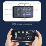 1:64 Mini Alloy 2.4Ghz Remote Control Car Children Rechargeable Model Car, Color: AO-5501E Gray - Image 9