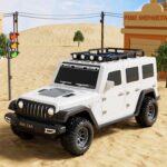 Folding Catapult Car Transformable Track Car Children Simulated Container Storage Car(White)