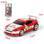 Coke Can Mini RC Car Radio Remote Control Micro Racing Car(Gold) - Image 3